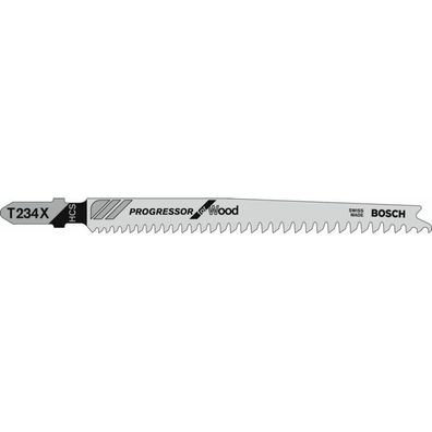 Bosch 5x Stichsägeblatt T 234 X Progressor for Wood - 2608633528
