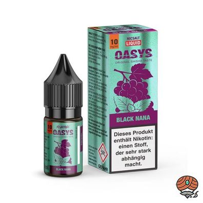 Revoltage OASYS BLACK NANA 10mg/ml Nikotin, 50/50 Liquid 10ml