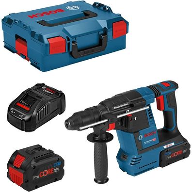 Bosch Akku-Bohrhammer GBH 18V-26 F + 2x Akku 18 V / 8,0 Ah