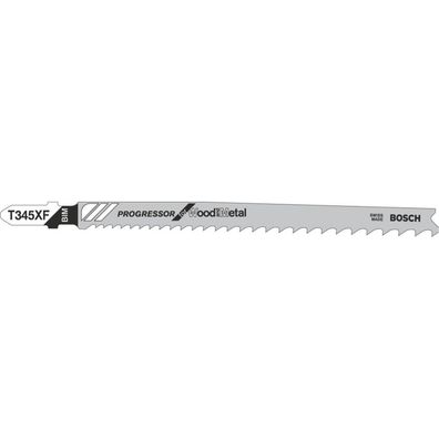 Bosch PRO Multi Material thick and thin T345XF Stichsägeblatt 132 mm 5-tlg