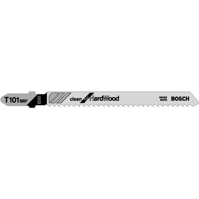 Bosch PRO Hardwood clean reverse T101BRF Stichsägeblatt 100 mm 5-tlg