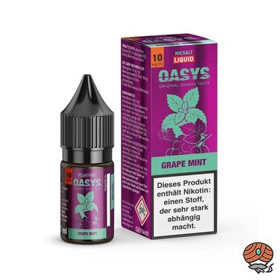 Revoltage OASYS GRAPE MINT 10mg/ml Nikotin, 50/50 Liquid 10ml