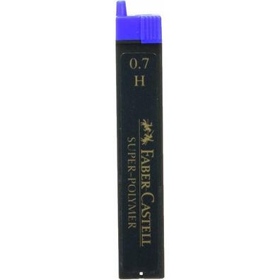 FABER Castell Feinmine Super Polymer H, 0,7mm, 12 Stück FABER Castell 120711
