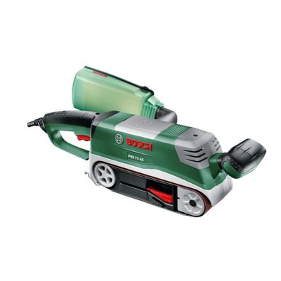 Bosch Bandschleifer PBS 75 AE (grün, 750 Watt, Koffer)