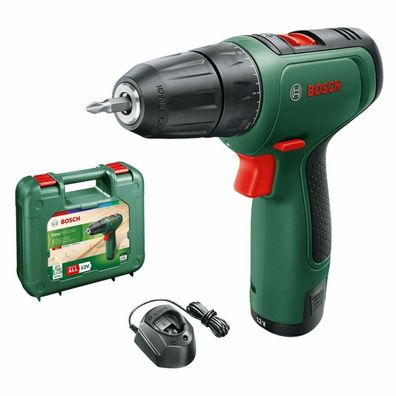 Bosch Akku-Bohrschrauber EasyDrill 1200 (grün/schwarz, Li-Ionen Akku 1,5Ah, Koffer)