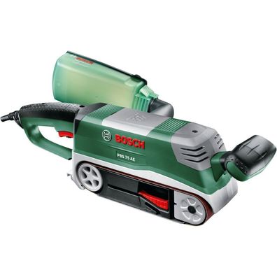Bosch Bandschleifer PBS 75 AE (grün, 750 Watt, Parallel- und Winkelanschlag)