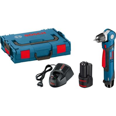 Bosch Akku-Winkelbohrmaschine GWB 12V-10 12 V / 2x 2,0 Ah Akku + Ladegerät in L-Boxx