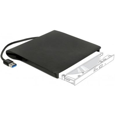 Delock Delock Externes Gehäuse für 5.25 Ultra Slim SATA Laufwerke 9