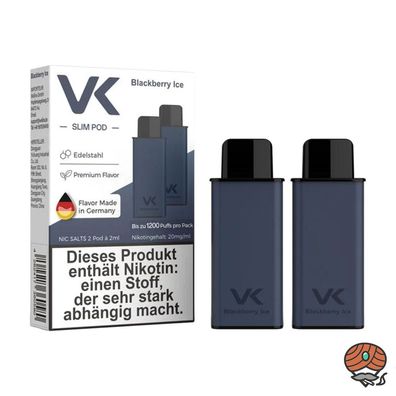 VK Slim POD Blackberry Ice 20mg/ml Nikotin à 2 Pods