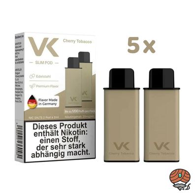 VK Slim POD Cherry Tobacco 20mg/ml Nikotin 5x 2 Pods