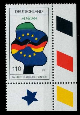 BRD BUND 1998 Nr 1985 postfrisch ECKE-URE X6C902A