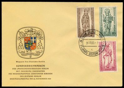 BERLIN 1955 Nr 132-134 BRIEF FDC X6E2D56