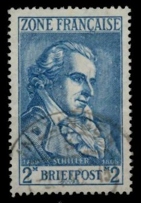 FRANZ. ZONE ALLG. AUSG. Nr 12 gestempelt gepr. X709E42