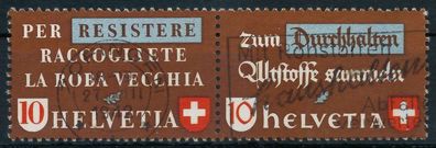 Schweiz Zusammendruck Nr WZd 05 gestempelt WAAGR PAAR X72908E