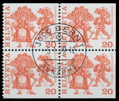 Schweiz Heftchenblatt Nr HB133 zentrisch gestempelt HB X7310F2
