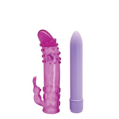 Vibrator Vibe Klitoris Stimulation Vibration + Vibrator-Aufsatz im Set