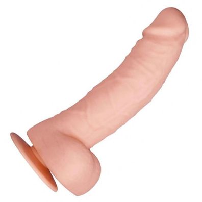 Dildo Naturdildo Megahood Saugfuß 21cm Realistisches Vergnügen