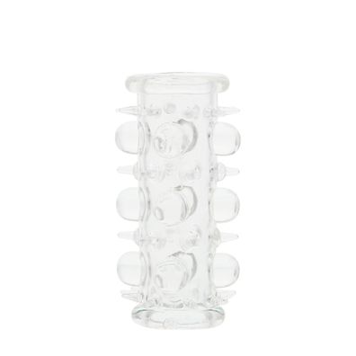 Penismanschette Penis Hülle Penis Sleeve Silikon klar transparent