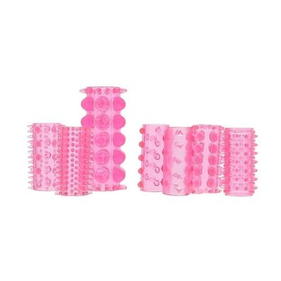 Penismanschetten 7er Set Noppen One-A-Day Penis-Sleeves