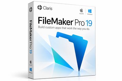 Claris FileMaker Pro 19 Vollversion für Windows & macOS - Datenbank Software