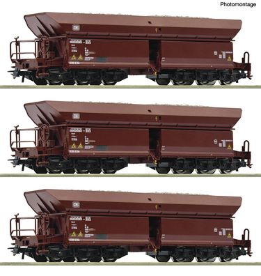 Roco 77030 Set 1: Erzwagen Faals 150 DB IV 3-tlg Spur H0