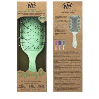 Wet Brush Go Green Haarentferner für dickes Haar, Grün