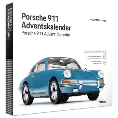 Porsche 911 Modellauto Modellbau Fahrzeugbausatz 1:43 Adventskalender Franzis
