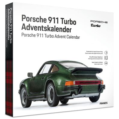 Porsche 911 Turbo Modellauto Modellbau Fahrzeugbaustz Adventskalender Franzis
