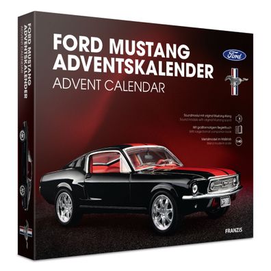 Ford Mustang Modellauto Modellbau Fahrzeugbaustz 1:43 Adventskalender Franzis