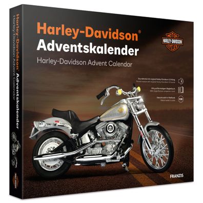 Harley Davidson Motorrad Modell Modellbau Bausatz Adventskalender Franzis