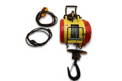 VEVOR Elektrischer Seilzug 230 kg 1300 W 30 m Stahlseil mit Kabelfernbedienung