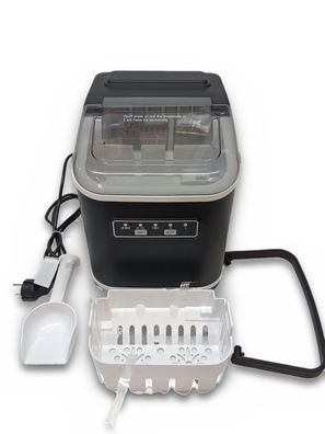 Acmeenjoy Eiswürfelmaschine 9 Würfel in 6-8 Min 12 kg in 24 h Selbstreinigung