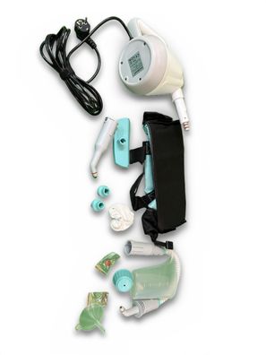 Haushof Dampfreiniger Handgerät 450 ml 1200 W mit Zubehör und Tasche