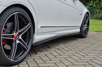 Ingo Noak Tuning Seitenschweller im Cup Look für Mercedes C W204/ S204 AMG-Line, Limo