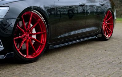 Ingo Noak Tuning Seitenschwellersatz aus ABS mit seitlichem Wing vorne + hinten für A