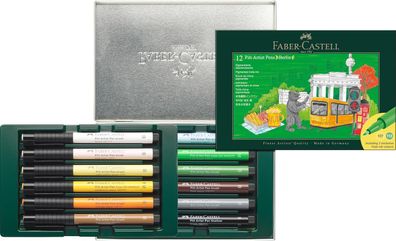 Faber-Castell -267181 Pitt Artist Pen Tuschestift Geschenkset Berlin