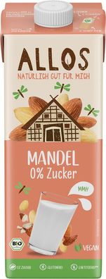 6x Allos Mandel 0% Zucker Drink 1l