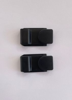 Schieberverriegelung schwarz 2x für Lüftungsgitter LS Dometic Do-70900f NEU