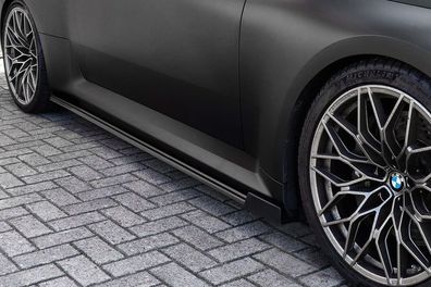 Ingo Noak Tuning Seitenschweller mit Wing hinten aus ABS für BMW M2 G87
