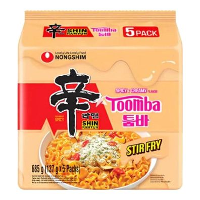 Nongshim Instant Nudeln Toomba 5x137g