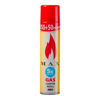 MAX Nachfüll Gas für Feuerzeuge 300ml