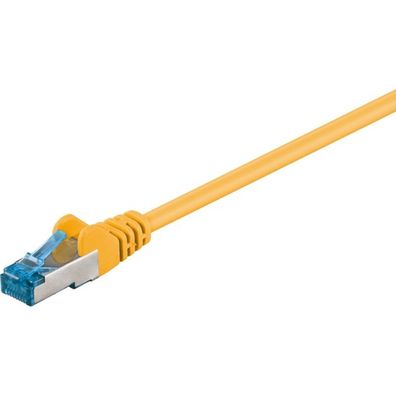 Patchkabel RJ-45 Cat.6a S/FTP (gelb, 10 Meter)