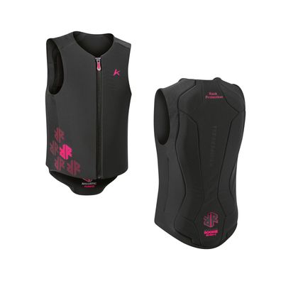 Komperdell Ballistic Flex Fit Pro Jr. Rückenschutz – Schwarz/Pink