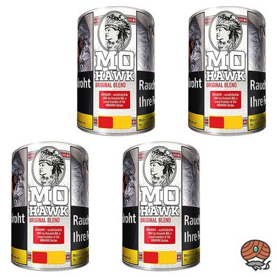Mohawk Original / Virginia Blend Feinschnitt Tabak Dose 4x 100g