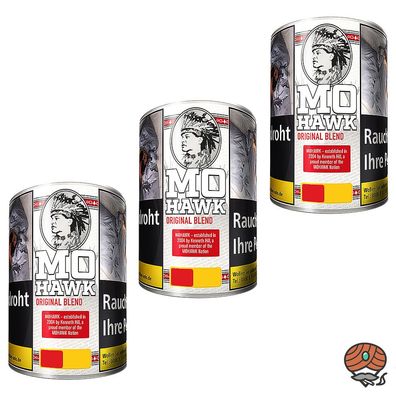 Mohawk Original / Virginia Blend Feinschnitt Tabak Dose 3x 100g
