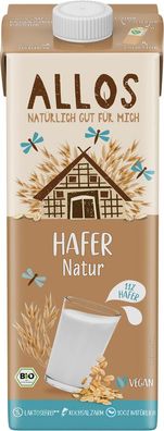6x Allos Hafer Natur Drink 1l