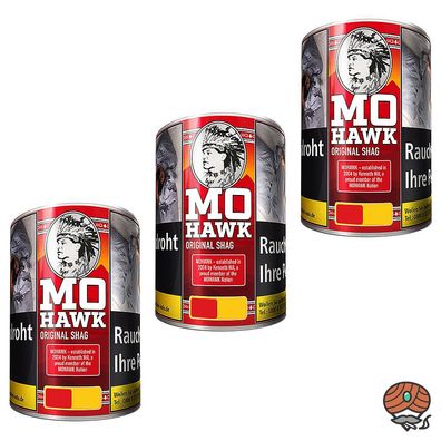 Mohawk Original Shag Tabak Dose 3x 110g