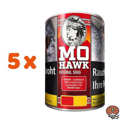 Mohawk Original Shag Tabak Dose 5x 110g