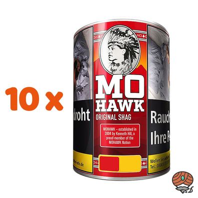 Mohawk Original Shag Tabak Dose 10x 110g