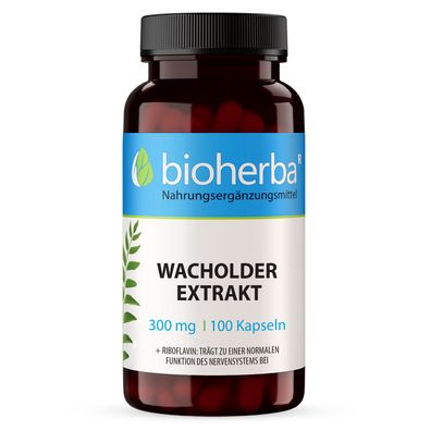 Bioherba Wacholder Extrakt Kapseln